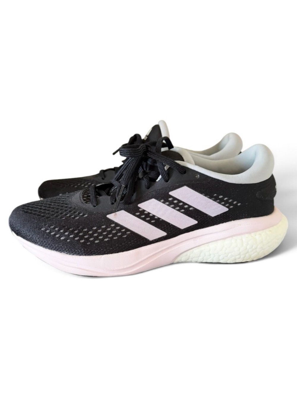 adidas Supernova 2 Women's Running Shoes Black Pink GW9098 US Size 10
